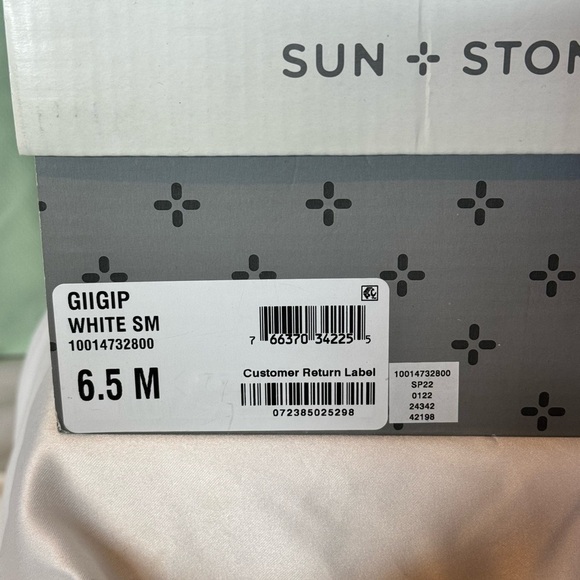 Life Stride White Cork Wedge Sandals Size 6.5 – Summer Slip-On Heels - Picture 9 of 9